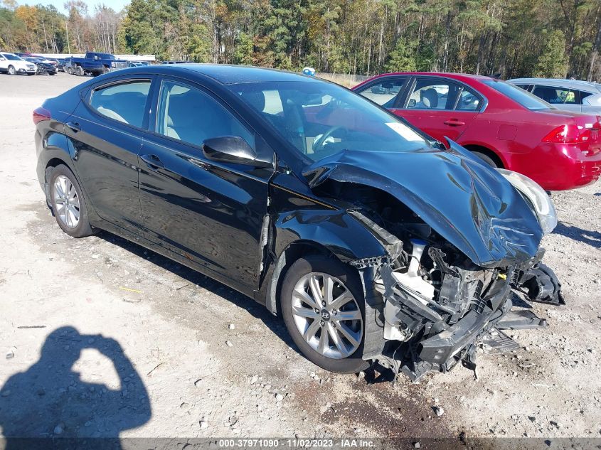 2016 HYUNDAI ELANTRA SE/SPORT/LIMITED - 5NPDH4AE1G8761015