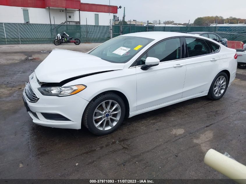 2017 FORD FUSION SE - 3FA6P0H76HR150736