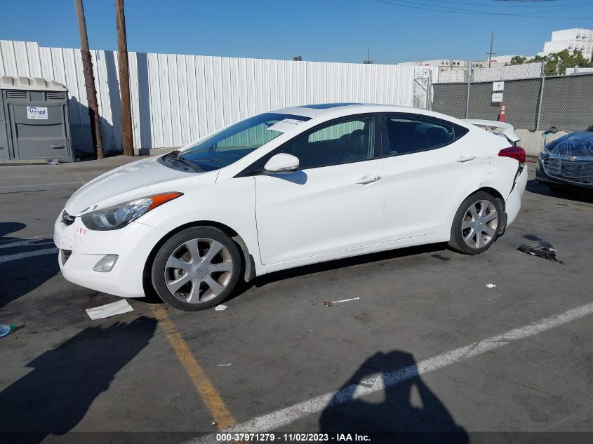 2013 HYUNDAI ELANTRA LIMITED PZEV - 5NPDH4AE0DH401827