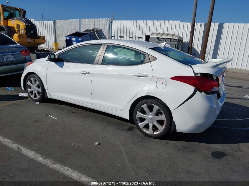 2013 HYUNDAI ELANTRA LIMITED PZEV - 5NPDH4AE0DH401827