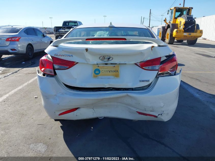 2013 HYUNDAI ELANTRA LIMITED PZEV - 5NPDH4AE0DH401827
