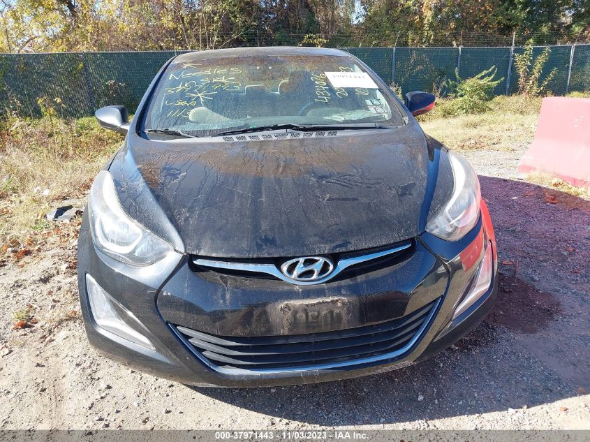 2014 HYUNDAI ELANTRA SE/SPORT/LIMITED - 5NPDH4AE2EH484159