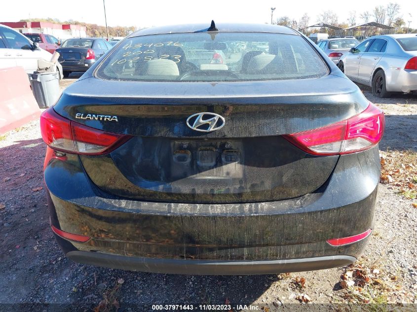 2014 HYUNDAI ELANTRA SE/SPORT/LIMITED - 5NPDH4AE2EH484159