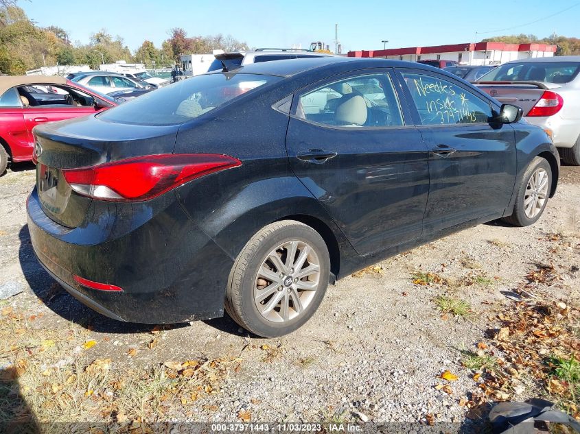 2014 HYUNDAI ELANTRA SE/SPORT/LIMITED - 5NPDH4AE2EH484159