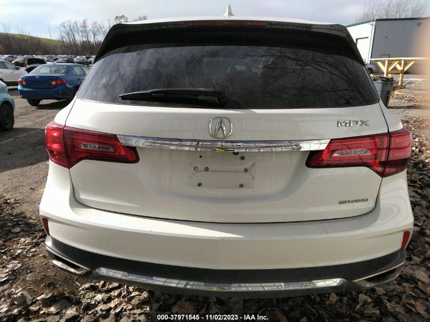 2017 ACURA MDX TECHNOLOGY - 5FRYD4H50HB007024