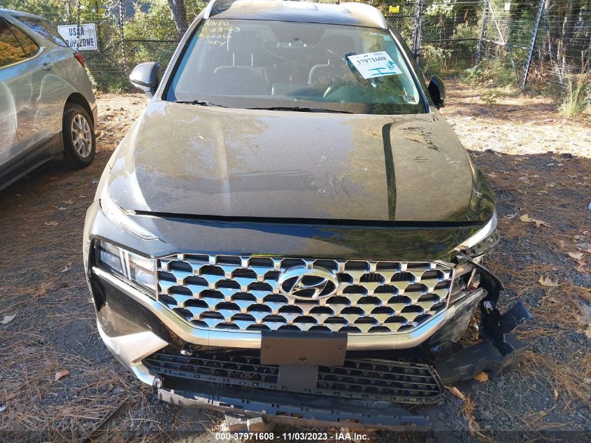2021 HYUNDAI SANTA FE HYBRID BLUE - KM8S2DA13MU009402