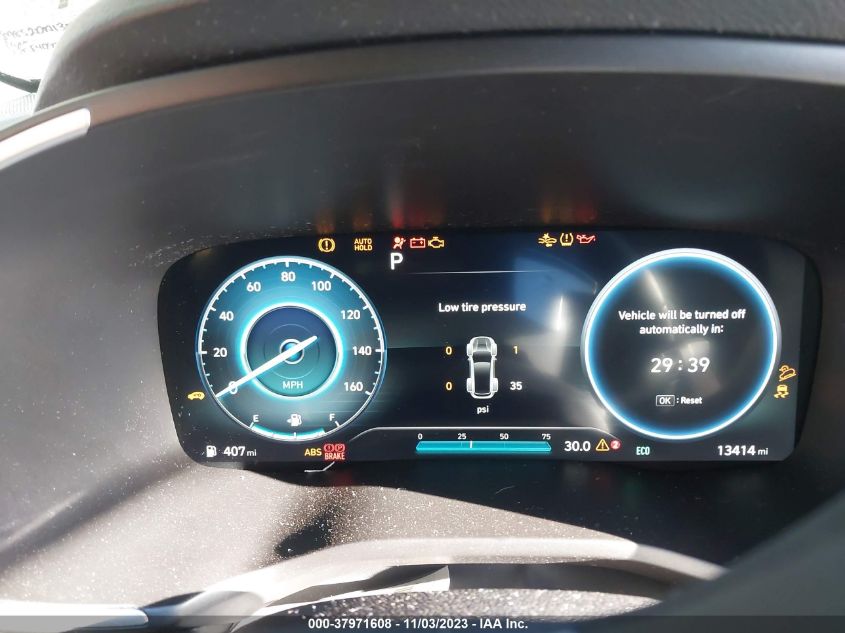 2021 HYUNDAI SANTA FE HYBRID BLUE - KM8S2DA13MU009402