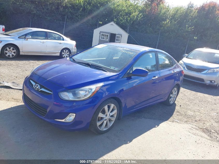 2013 HYUNDAI ACCENT GLS - KMHCU4AE3DU341020