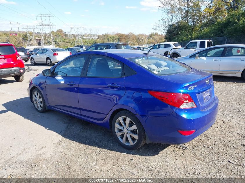2013 HYUNDAI ACCENT GLS - KMHCU4AE3DU341020