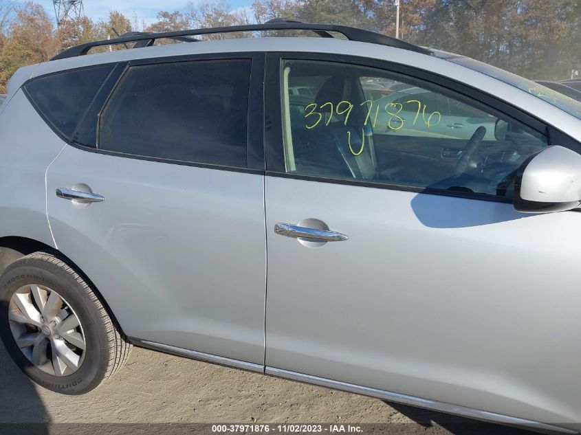 2014 NISSAN MURANO SL - JN8AZ1MW8EW532345