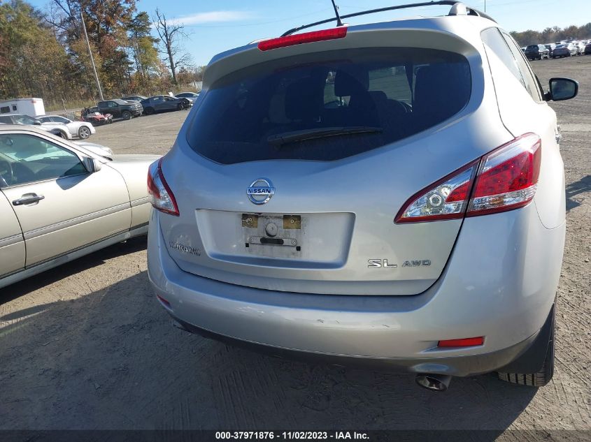 2014 NISSAN MURANO SL - JN8AZ1MW8EW532345