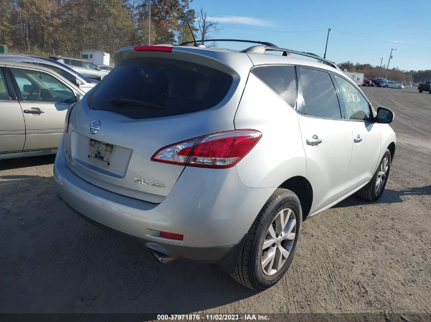 2014 NISSAN MURANO SL - JN8AZ1MW8EW532345