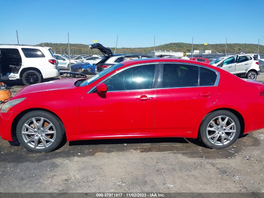 2013 INFINITI G37X - JN1CV6ARXDM351692
