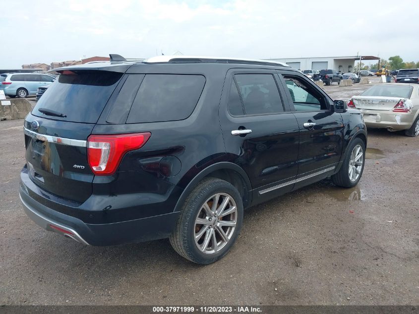 2017 FORD EXPLORER LIMITED - 1FM5K8F83HGA17918