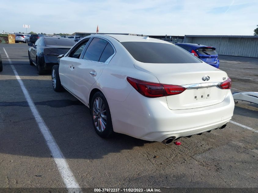 VIN JN1EV7AP0KM516675 2019 INFINITI Q50 3.0T LUXE