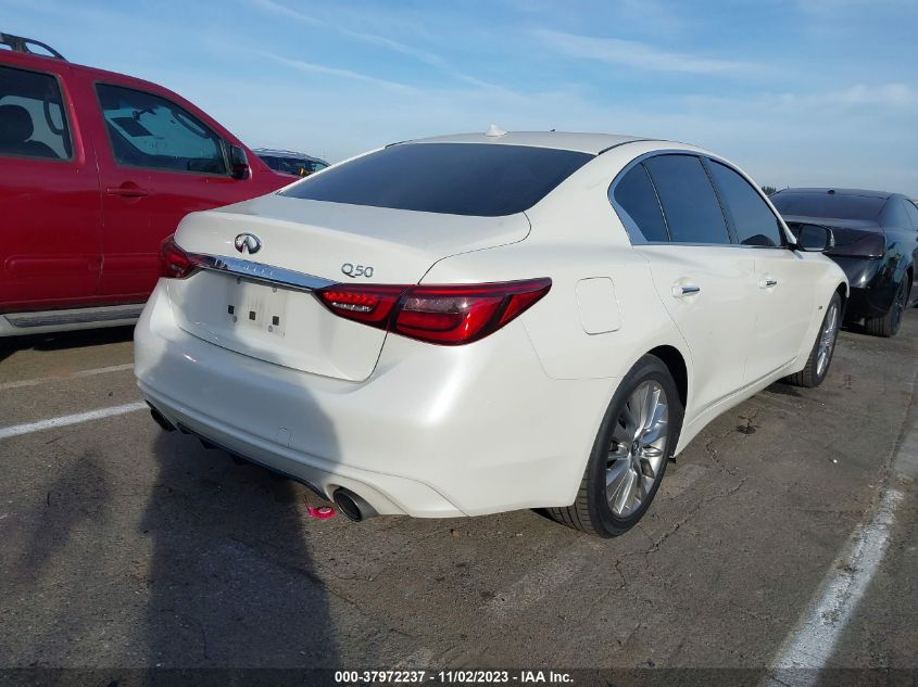 VIN JN1EV7AP0KM516675 2019 INFINITI Q50 3.0T LUXE