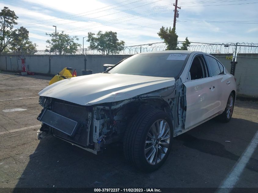 VIN JN1EV7AP0KM516675 2019 INFINITI Q50 3.0T LUXE