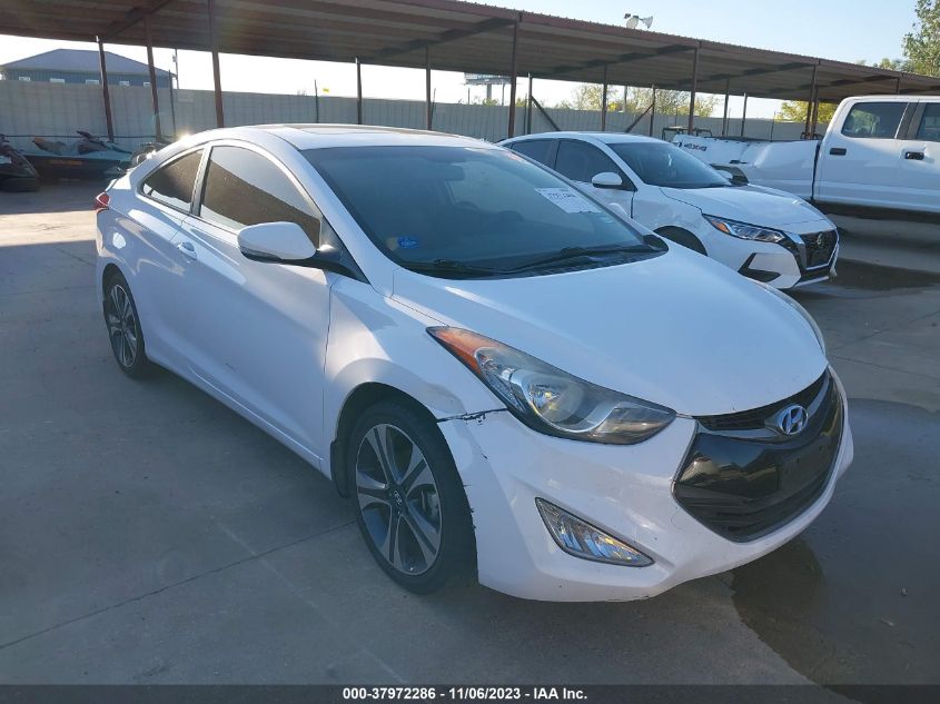 2013 HYUNDAI ELANTRA COUPE SE - KMHDH6AE3DU022916