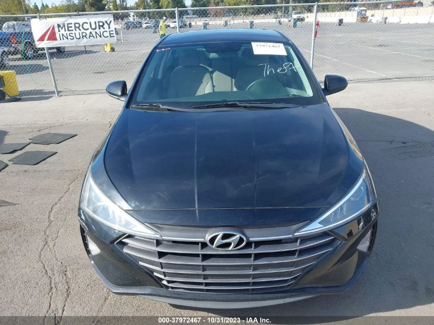 2019 HYUNDAI ELANTRA SE - 5NPD74LF6KH489319