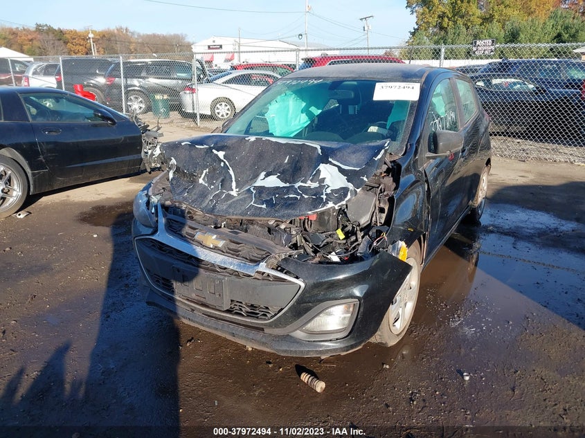 VIN KL8CB6SAXMC724484 2021 CHEVROLET SPARK FWD LS AUTOMATIC