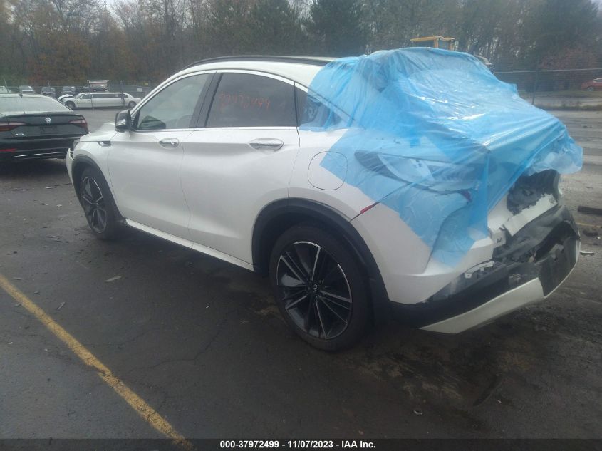 2022 INFINITI QX55 SENSORY AWD 3PCAJ5L36NF102920