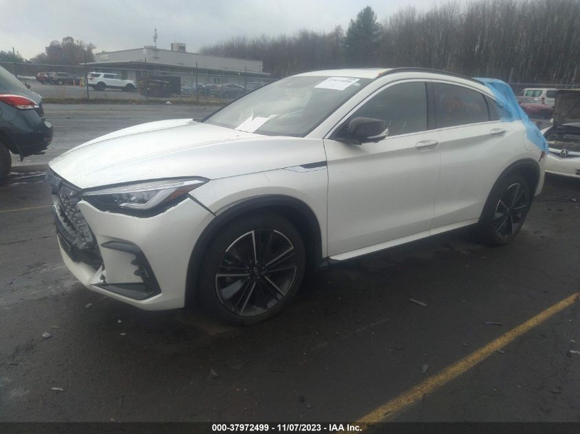 2022 INFINITI QX55 SENSORY AWD 3PCAJ5L36NF102920
