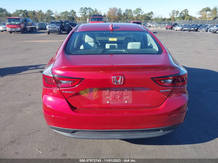 2021 HONDA INSIGHT EX - 19XZE4F50ME008969