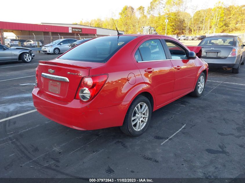 2013 CHEVROLET SONIC LT - 1G1JC5SH1D4234473