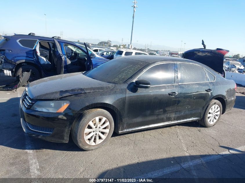 2013 VOLKSWAGEN PASSAT S - 1VWAP7A35DC103191