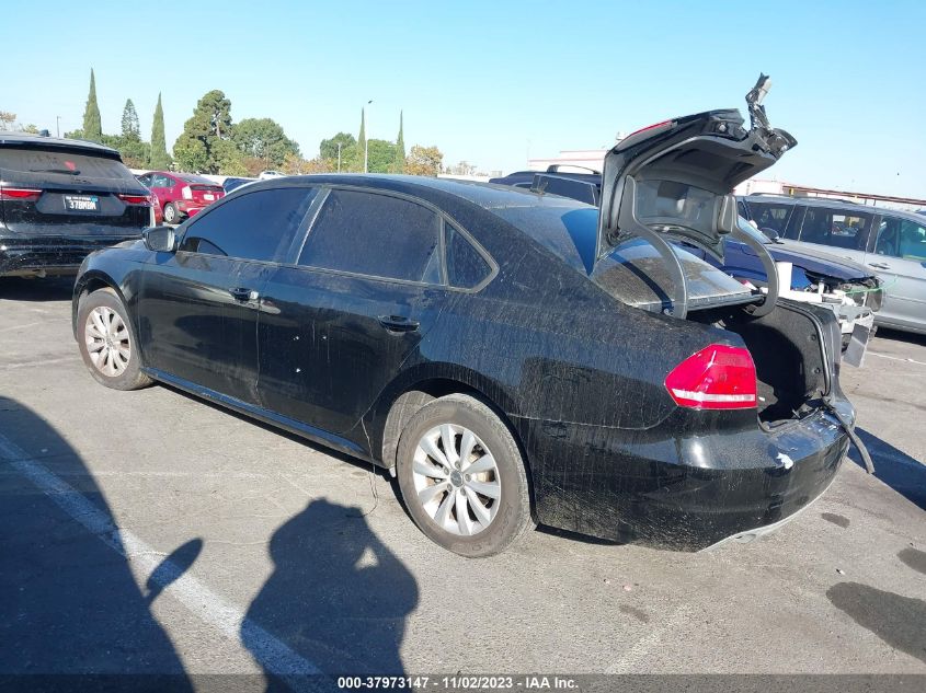 2013 VOLKSWAGEN PASSAT S - 1VWAP7A35DC103191