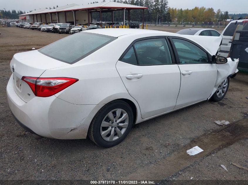 2015 TOYOTA COROLLA LE - 5YFBURHE1FP350513