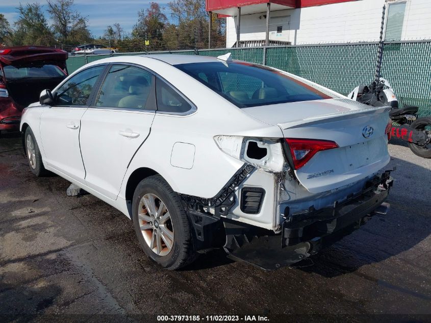 2015 HYUNDAI SONATA 2.4L SE - 5NPE24AF2FH026525