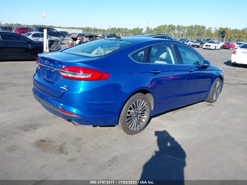 2017 FORD FUSION SE - 3FA6P0HD3HR333808