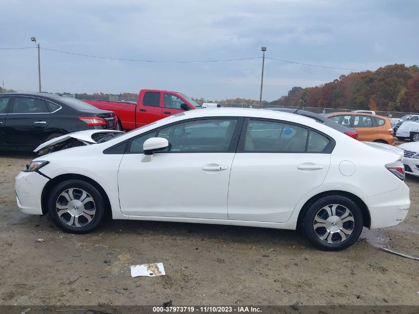 2014 HONDA CIVIC HYBRID - 19XFB4F3XEE001989