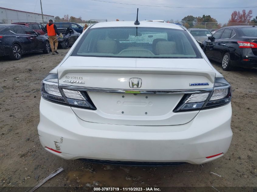 2014 HONDA CIVIC HYBRID - 19XFB4F3XEE001989