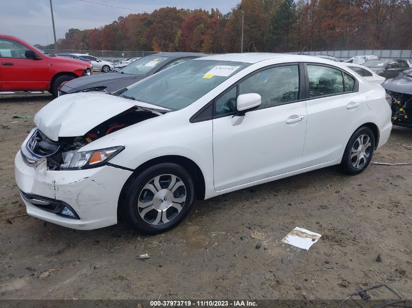 2014 HONDA CIVIC HYBRID - 19XFB4F3XEE001989