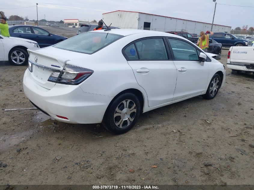 2014 HONDA CIVIC HYBRID - 19XFB4F3XEE001989
