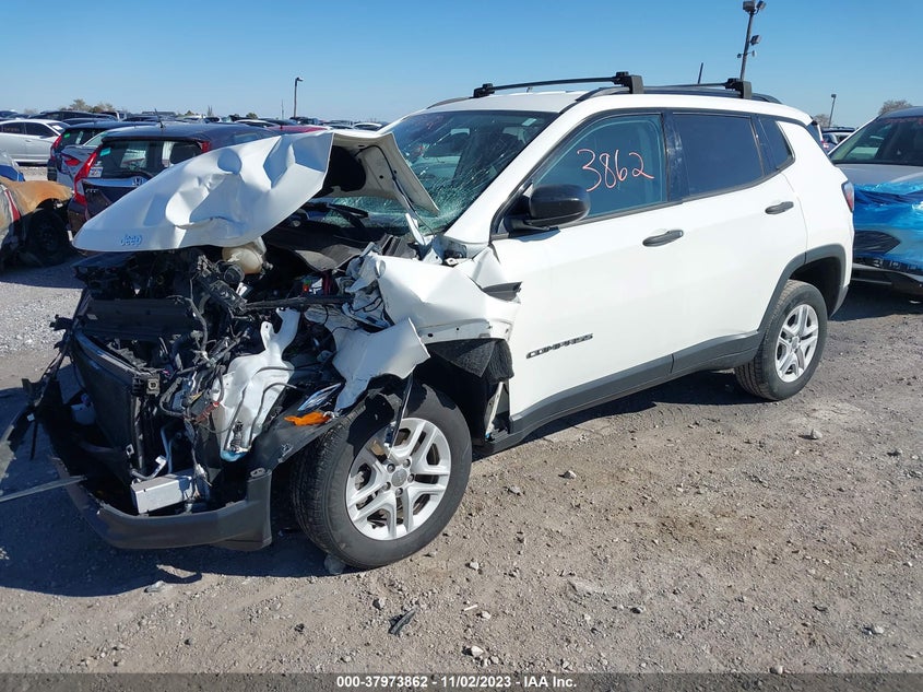 VIN 3C4NJDAB1JT484307 2018 JEEP COMPASS SPORT