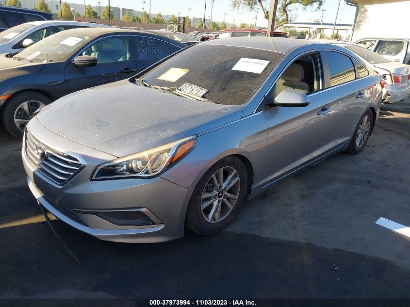 2017 HYUNDAI SONATA 2.4L - 5NPE24AF9HH564786