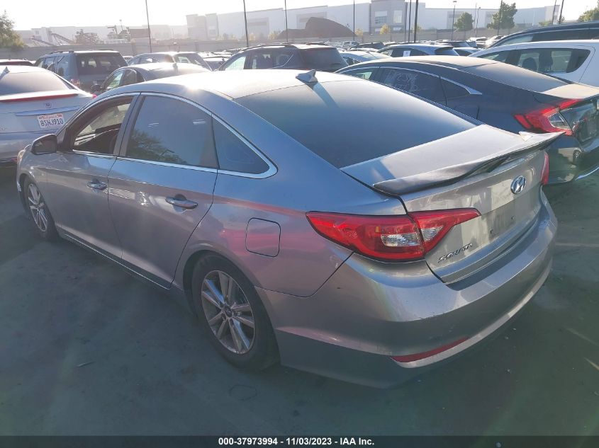 2017 HYUNDAI SONATA 2.4L - 5NPE24AF9HH564786