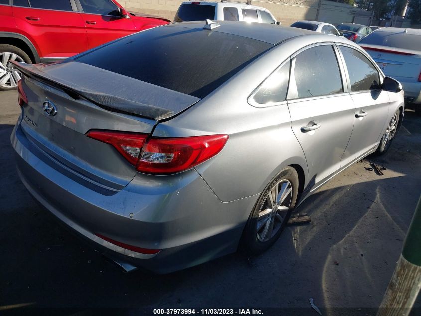 2017 HYUNDAI SONATA 2.4L - 5NPE24AF9HH564786