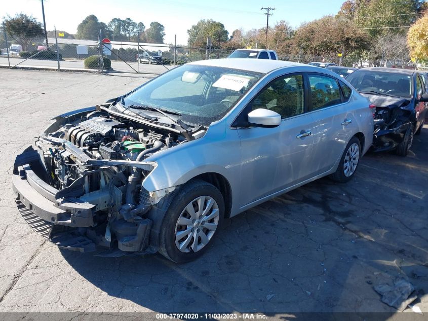 2015 NISSAN SENTRA SR/SL/S/SV/FE+ S - 3N1AB7AP3FL657490