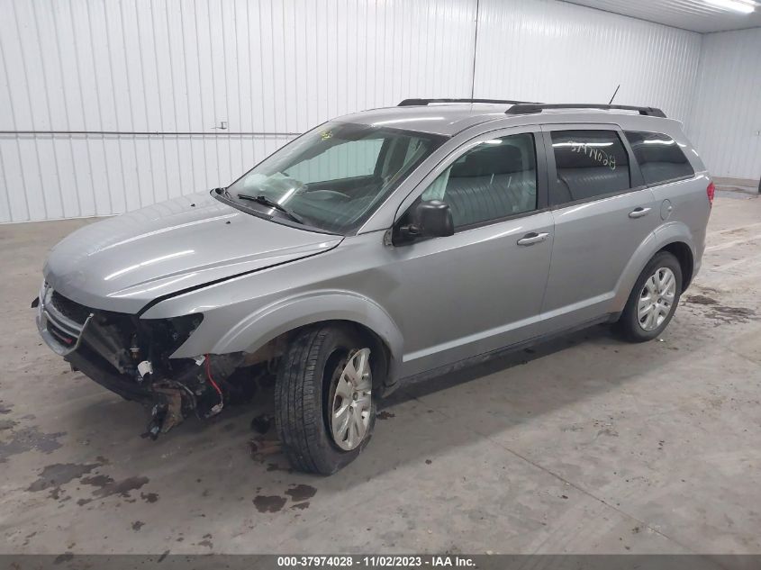 VIN 3C4PDCAB7JT273235 2018 DODGE JOURNEY SE