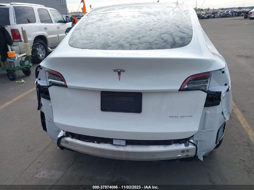 2021 TESLA MODEL Y LONG RANGE - 5YJYGDEE8MF212856