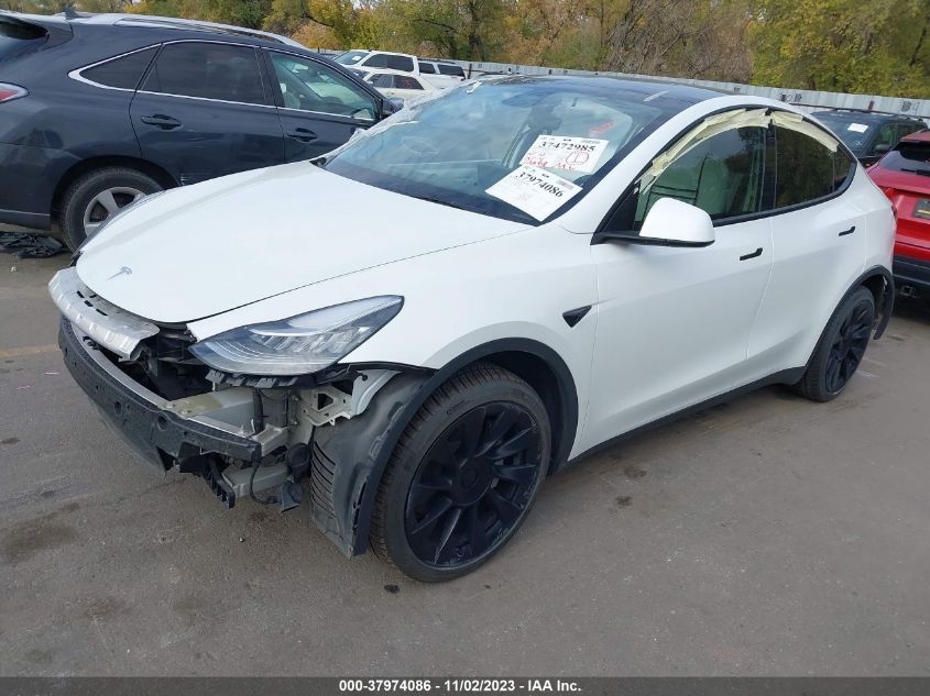 2021 TESLA MODEL Y LONG RANGE - 5YJYGDEE8MF212856