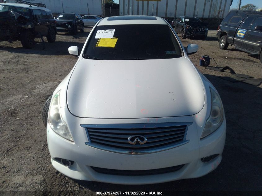 2013 INFINITI G37X X - JN1CV6AR6DM763818