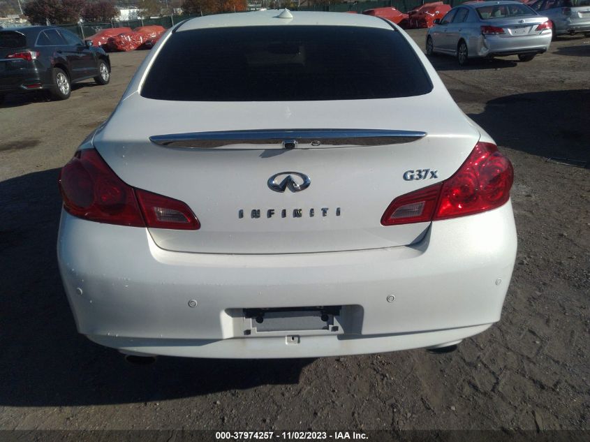 2013 INFINITI G37X X - JN1CV6AR6DM763818