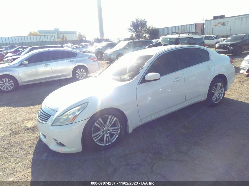 2013 INFINITI G37X X - JN1CV6AR6DM763818