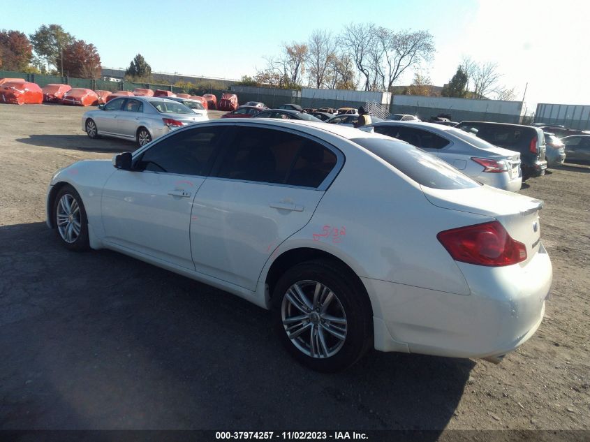 2013 INFINITI G37X X - JN1CV6AR6DM763818