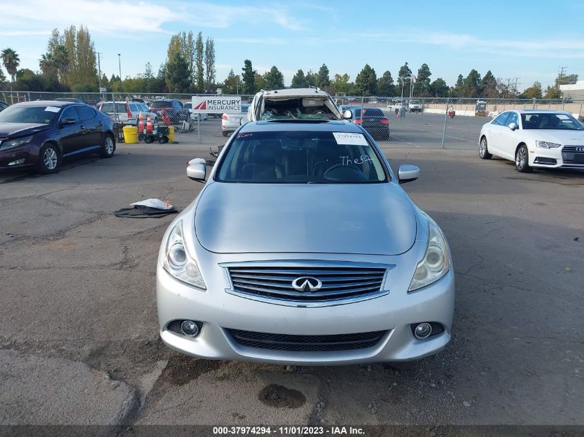 2013 INFINITI G37 SEDAN JOURNEY JN1CV6AP5DM303306